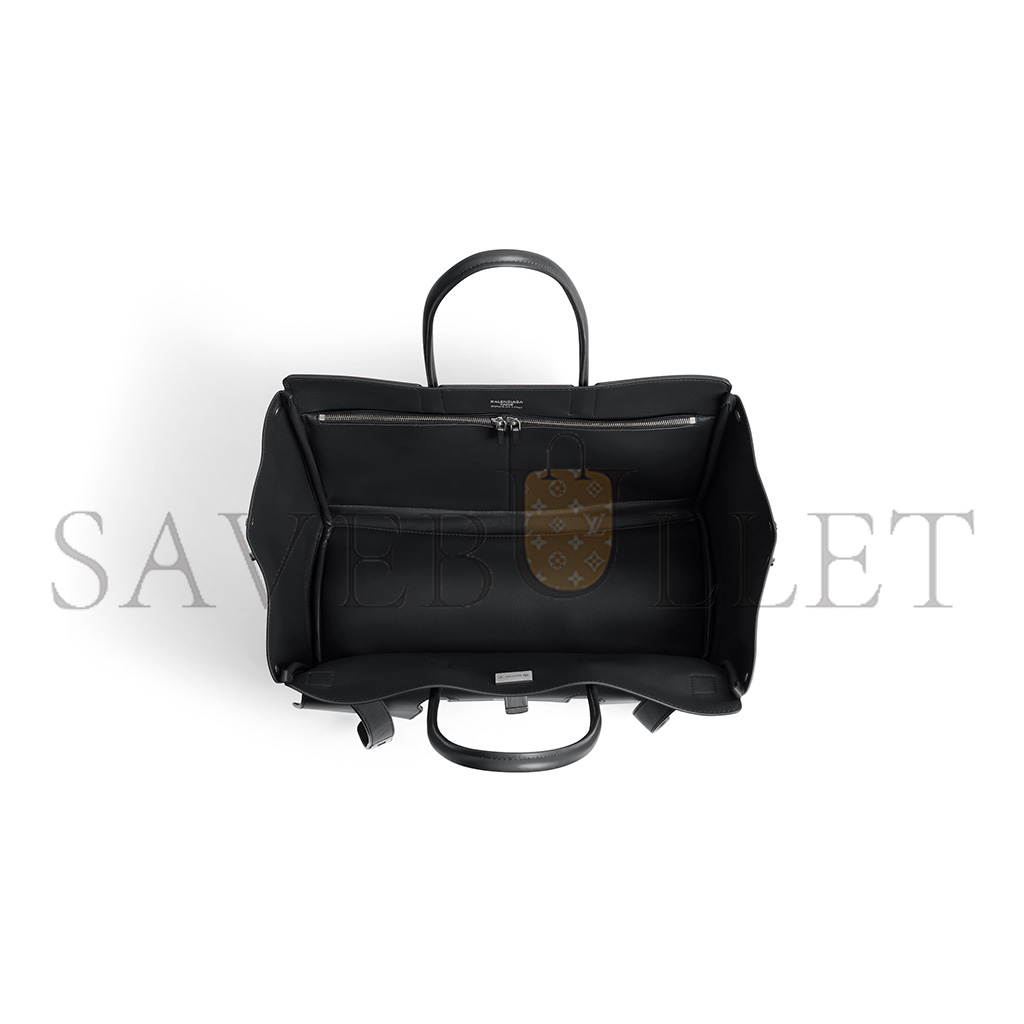 BALENCIAGA BEL AIR MEDIUM CARRY ALL BAG IN BLACK 8054812ABAW1000 (36.5*28.9*16cm) BALENCIAGA BEL AIR MEDIUM CARRY ALL BAG IN BLACK 8054812ABAW1000 (36.5*28.9*16cm)